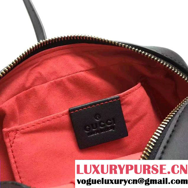 Gucci GG Marmont Matelassé Chevron Mini Chain Shoulder Camera Bag 448065 Black/White 2016