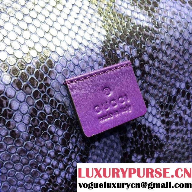 Gucci Lotus and Sequins Heart Embroidered Dionysus GG Supreme Small Bag 400249 2016