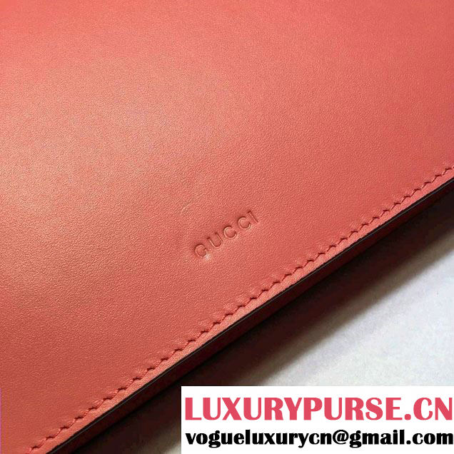 Gucci Exclusive Leather Shoulder Bag 432680 Japan Limited Melon Red 2016