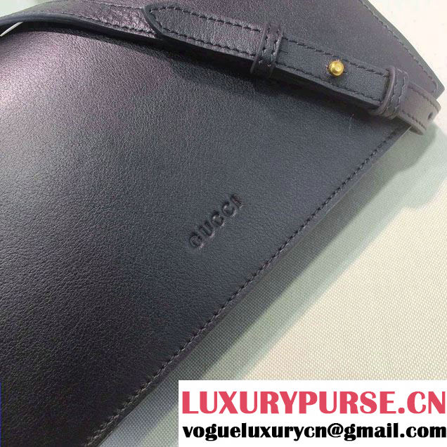 Gucci Exclusive Leather Shoulder Bag 432680 Japan Limited Black 2016