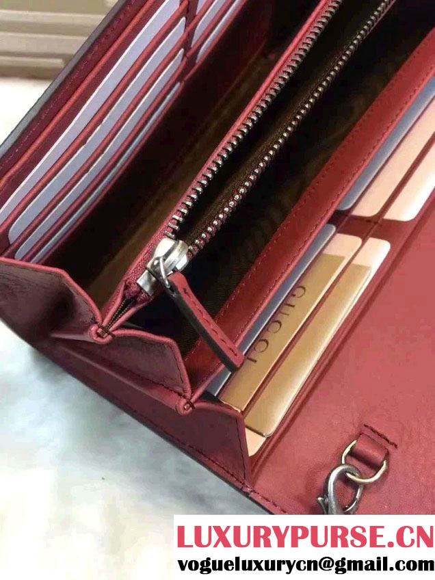 Gucci Dionysus Mini Chain Wallet Bag 401231 Red Blooms 2016