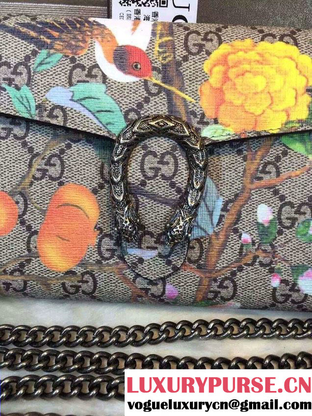 Gucci Dionysus Mini Chain Wallet Bag 401231 Tian Coffee 2016
