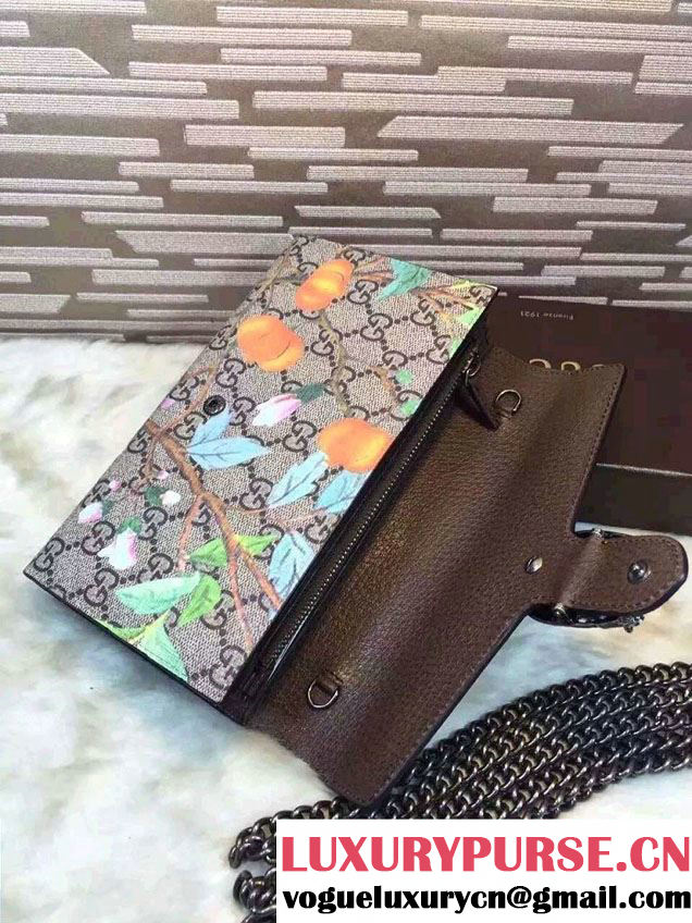 Gucci Dionysus Mini Chain Wallet Bag 401231 Tian Coffee 2016