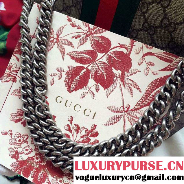 Gucci Dionysus Web Embroidered Sequins Red Mouth Shoulder Medium Bag 403348/400235 2016