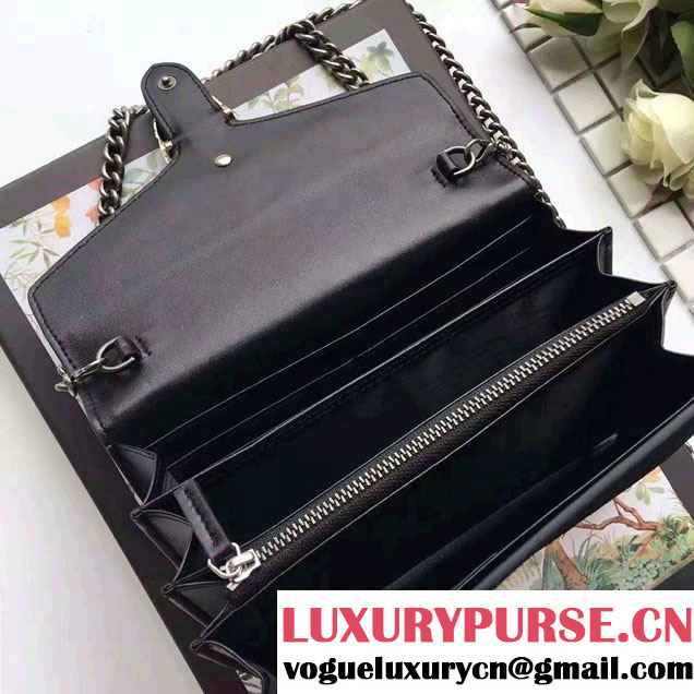 Gucci Dionysus Suede Mini Chain Wallet Bag 401231 Black 2016