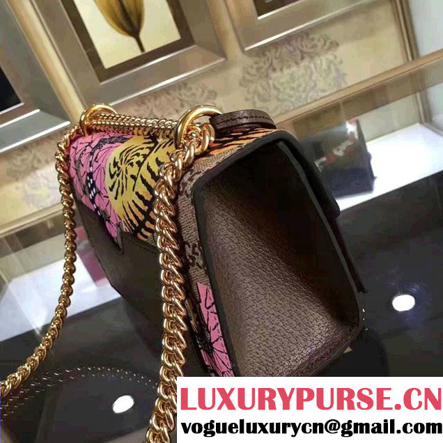 Gucci Padlock Bengal Shoulder Small Bag 409487 Pink 2016