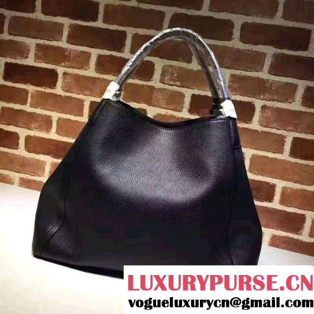 Gucci Soho Leather Shoulder Large Bag 282308 Black