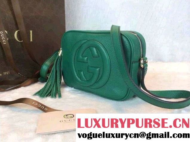 Gucci Soho Leather Disco Small Bag 308364 Green