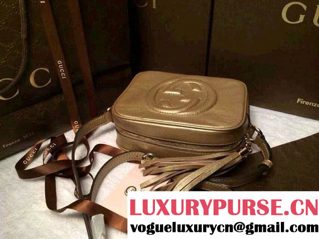 Gucci Soho Leather Disco Small Bag 308364 Gold