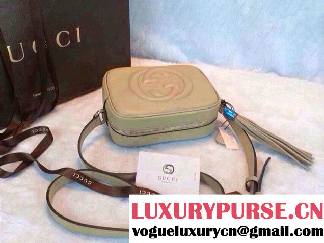 Gucci Soho Leather Disco Small Bag 308364 Apricot