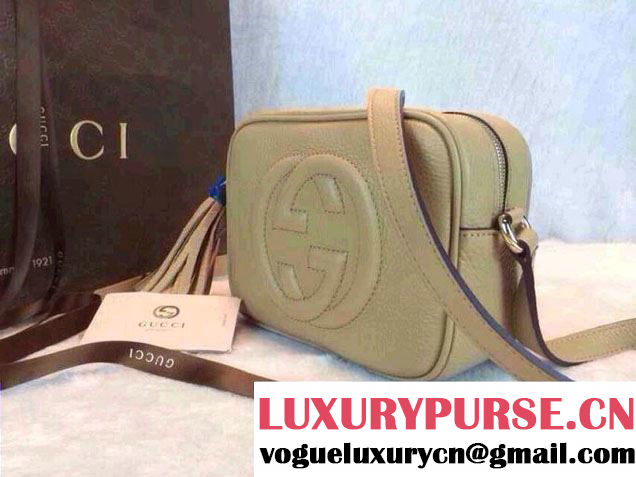Gucci Soho Leather Disco Small Bag 308364 Apricot