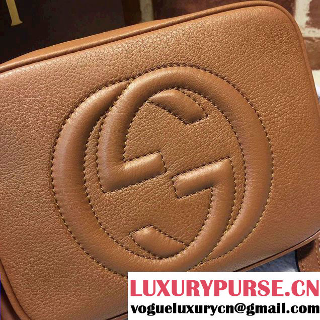 Gucci Soho Leather Disco Small Bag 308364 Brown