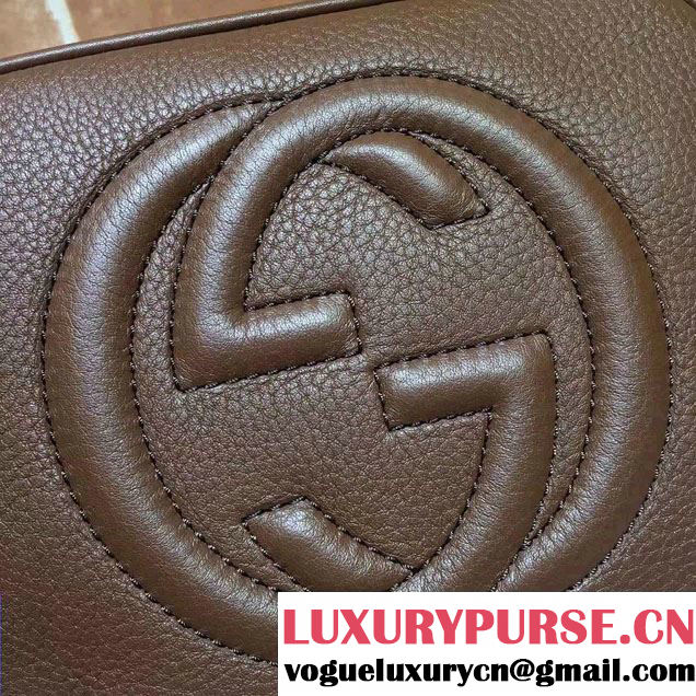 Gucci Soho Leather Disco Small Bag 308364 Coffee