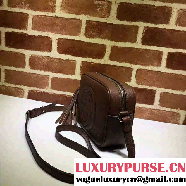 Gucci Soho Leather Disco Small Bag 308364 Coffee