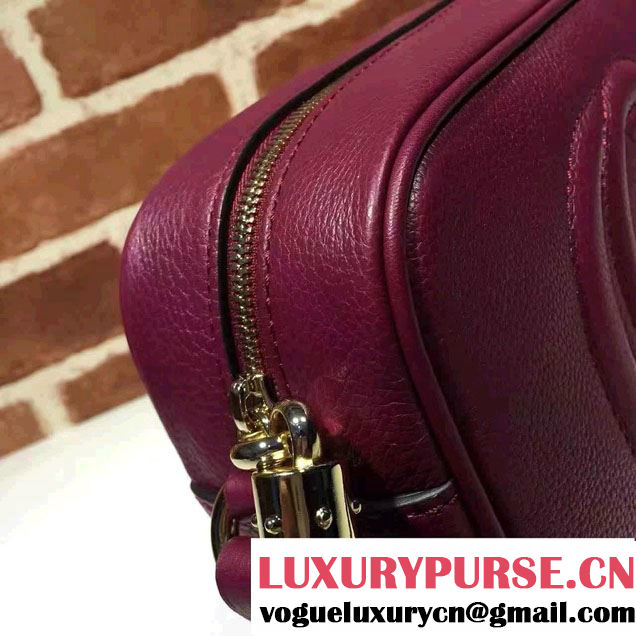 Gucci Soho Leather Disco Small Bag 308364 Purple