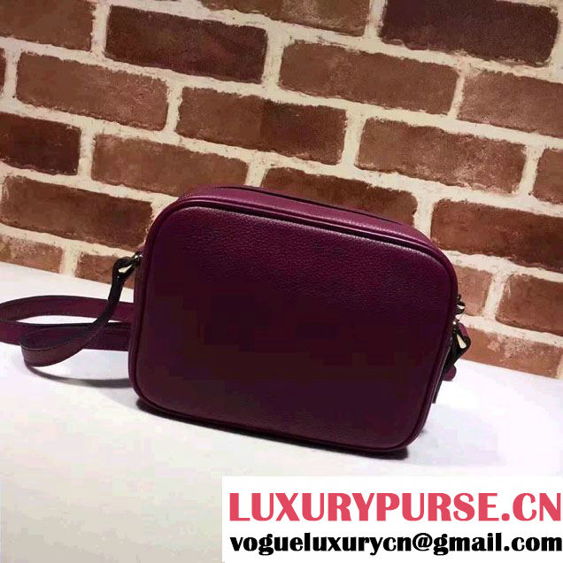 Gucci Soho Leather Disco Small Bag 308364 Purple