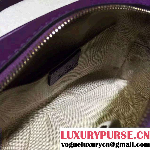 Gucci Soho Leather Disco Small Bag 308364 Dark Purple