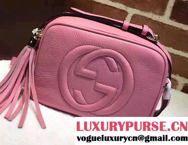 Gucci Soho Leather Disco Small Bag 308364 Pink