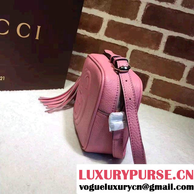 Gucci Soho Leather Disco Small Bag 308364 Pink