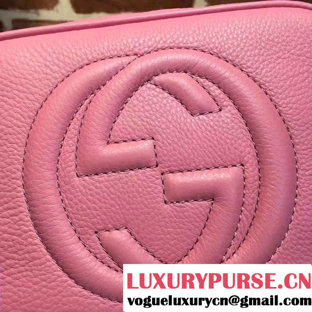 Gucci Soho Leather Disco Small Bag 308364 Pink