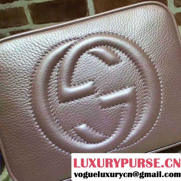 Gucci Soho Leather Disco Small Bag 308364 Pearl Pink