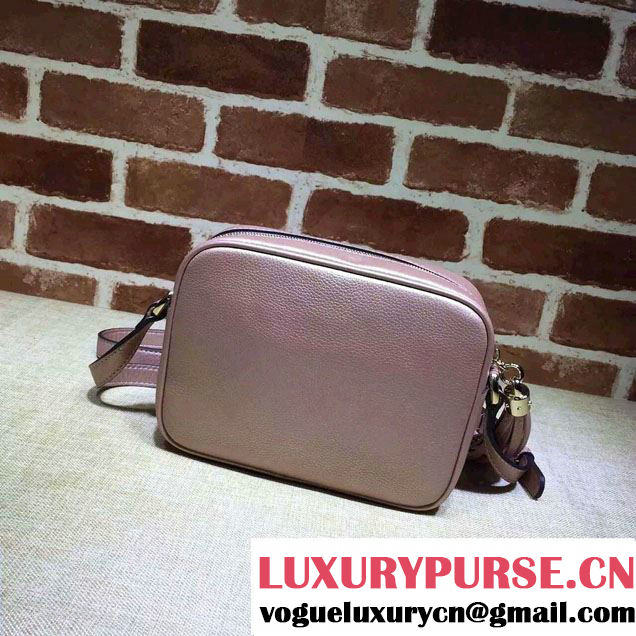 Gucci Soho Leather Disco Small Bag 308364 Pearl Pink