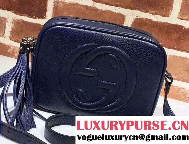 Gucci Soho Leather Disco Small Bag 308364 Royal Blue