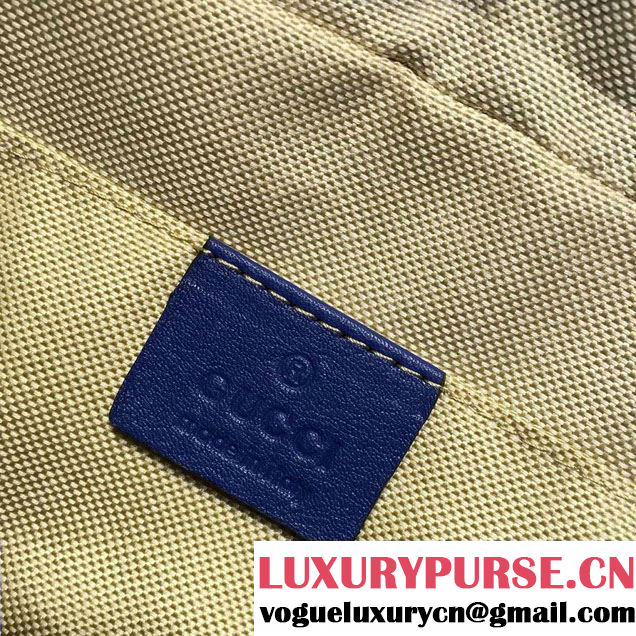 Gucci Soho Leather Disco Small Bag 308364 Blue