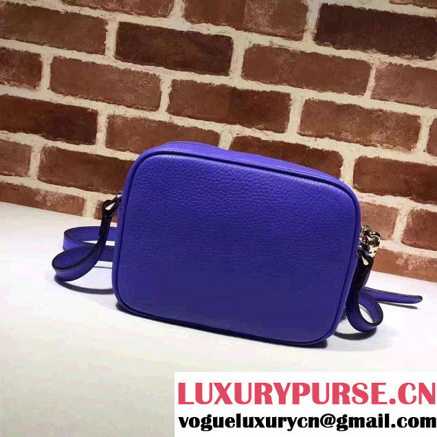 Gucci Soho Leather Disco Small Bag 308364 Light Blue