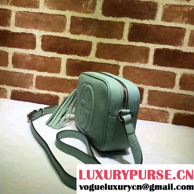 Gucci Soho Leather Disco Small Bag 308364 Pale Green