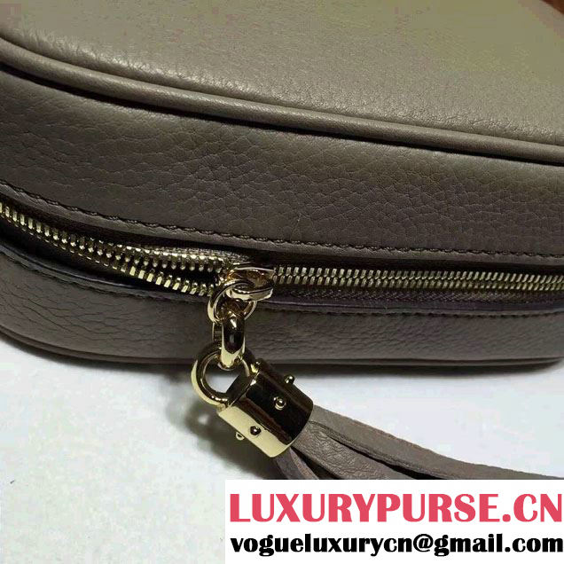 Gucci Soho Leather Disco Small Bag 308364 Gray
