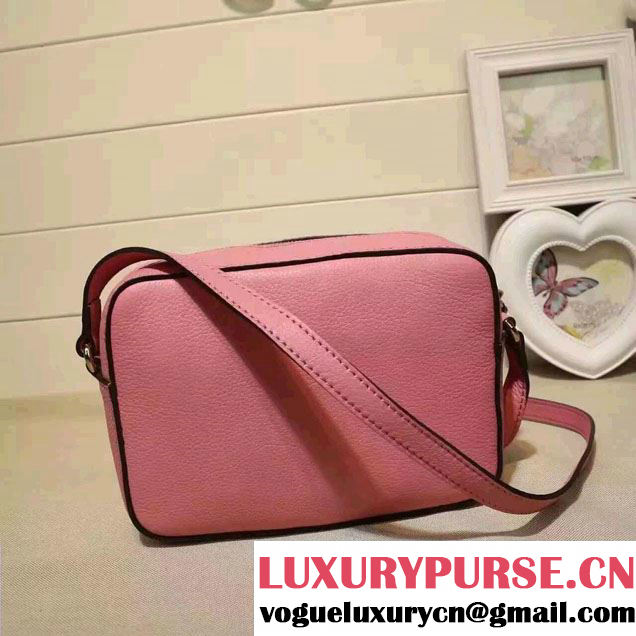 Gucci Soho Studded Leather Disco Small Bag 308364 Pink