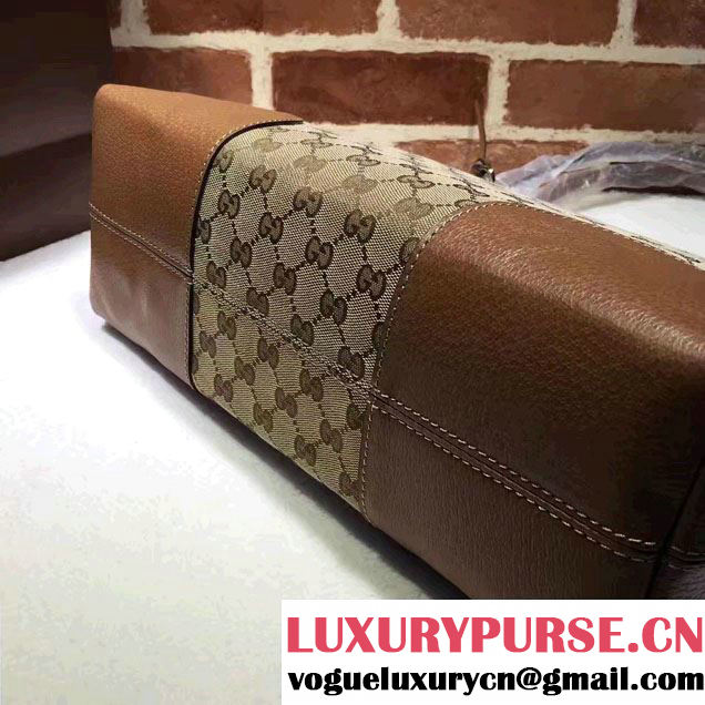 Gucci Bree Original GG Canvas Shoulder Bag 323673 Brown