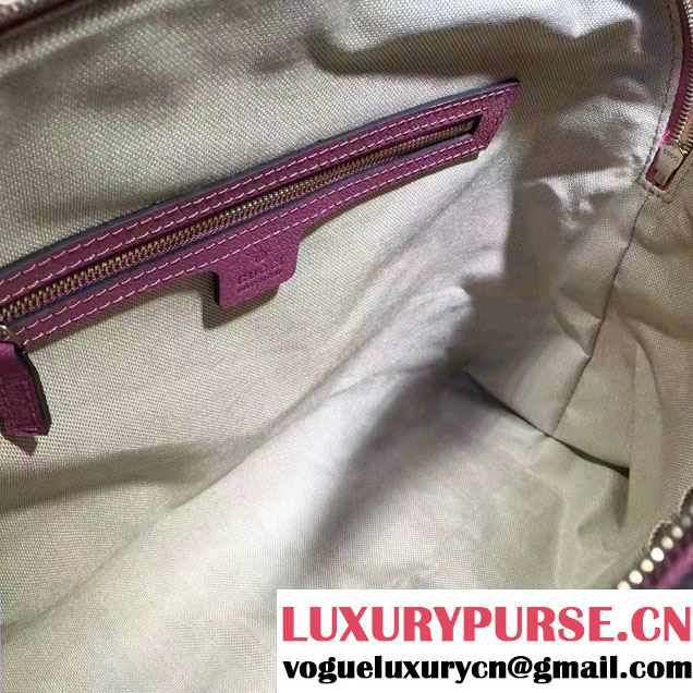 Gucci Bree Original GG Canvas Shoulder Bag 323673 Fuchsia