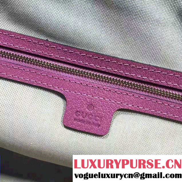 Gucci Bree Original GG Canvas Shoulder Bag 323673 Fuchsia
