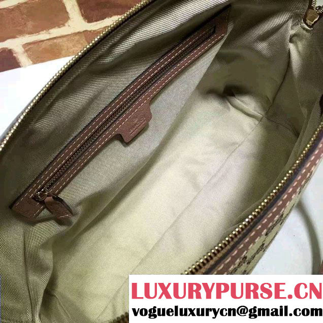 Gucci Bree Original GG Canvas Shoulder Bag 323673 Nude Pink