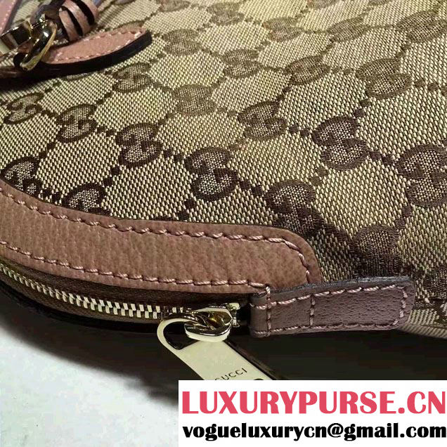 Gucci Bree Original GG Canvas Shoulder Bag 323673 Nude Pink