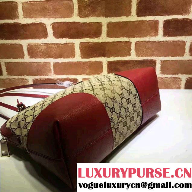 Gucci Bree Original GG Canvas Shoulder Bag 323673 Red