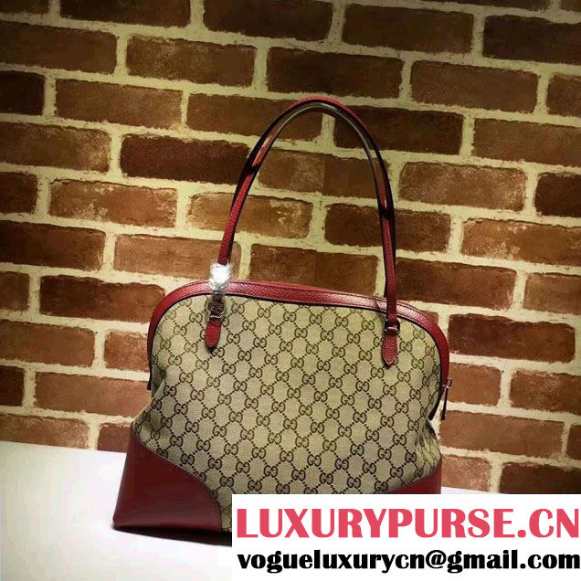 Gucci Bree Original GG Canvas Shoulder Bag 323673 Red