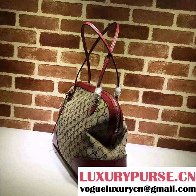 Gucci Bree Original GG Canvas Shoulder Bag 323673 Red