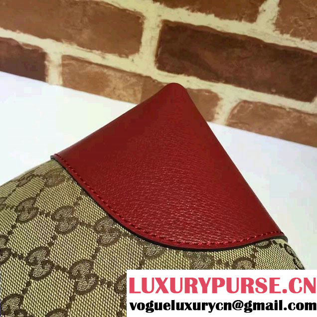 Gucci Bree Original GG Canvas Shoulder Bag 323673 Red