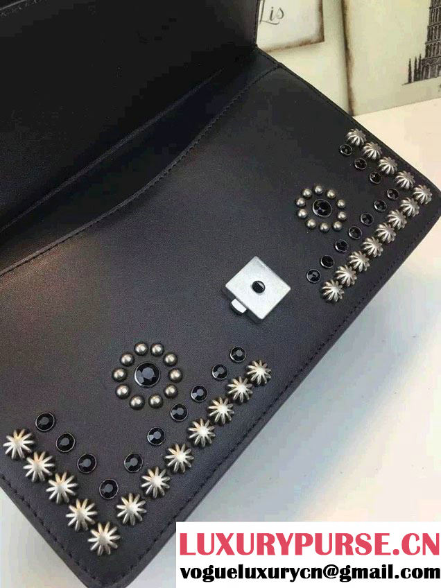 Gucci Dionysus Studded Shoulder Small Bag 400249 Black 2016