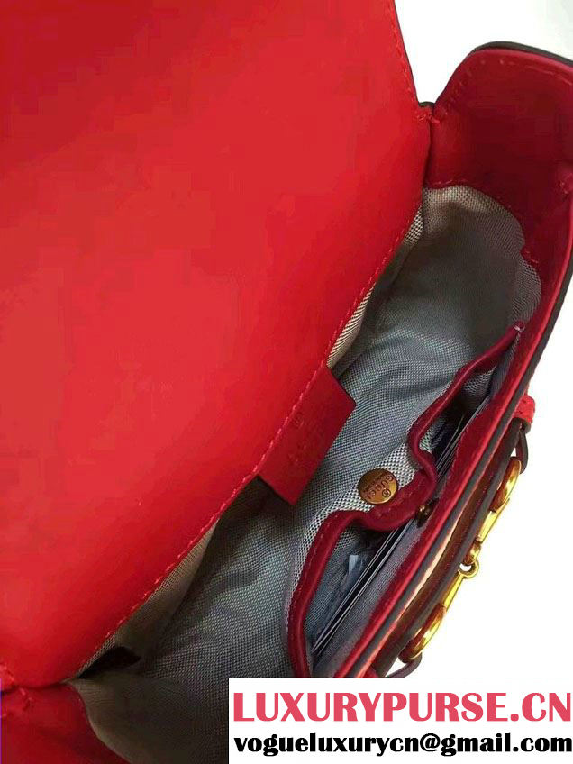 Gucci Lady Web Original GG Canvas Shoulder Small Bag 384821 Red