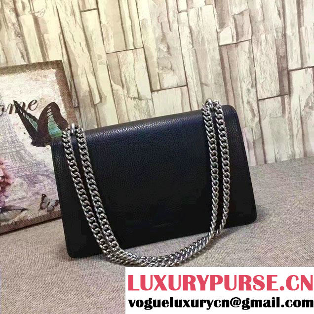 Gucci Dionysus Leather Shoulder Small Bag 400249 Black 2017