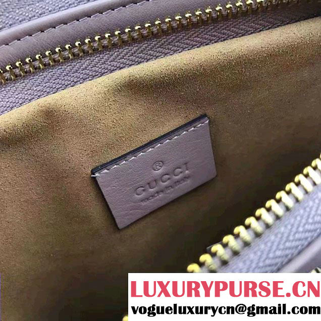 Gucci GG Marmont Matelassé Chevron Shoulder Bag With Pouch 453878 Nude 2017