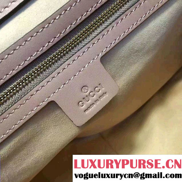 Gucci GG Marmont Matelassé Chevron Chain Shoulder Medium Bag 453569 Nude 2016