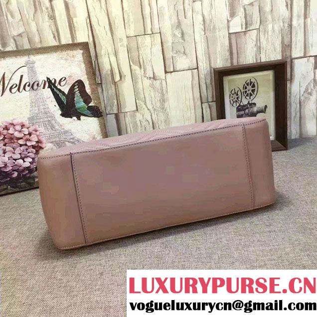 Gucci GG Marmont Matelassé Chevron Chain Shoulder Medium Bag 453569 Nude 2016