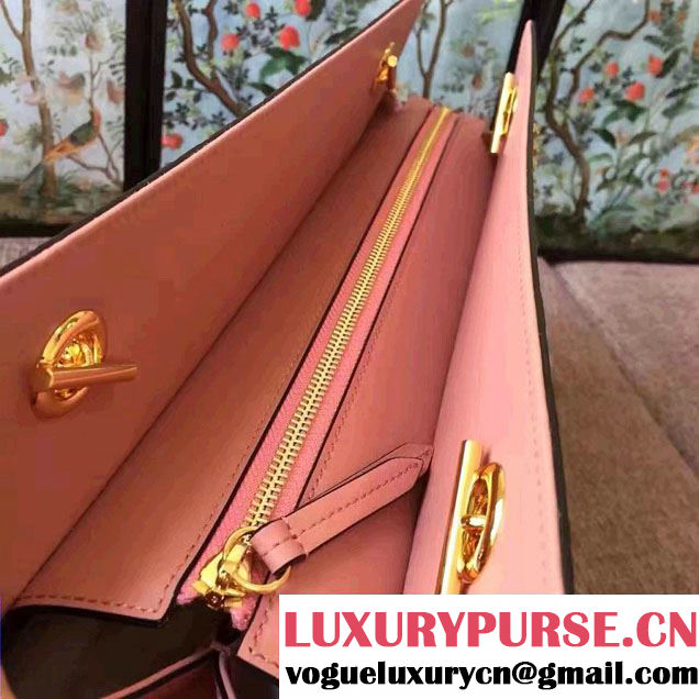Gucci Soft Signature Shoulder Large Bag 453771 Pink 2017