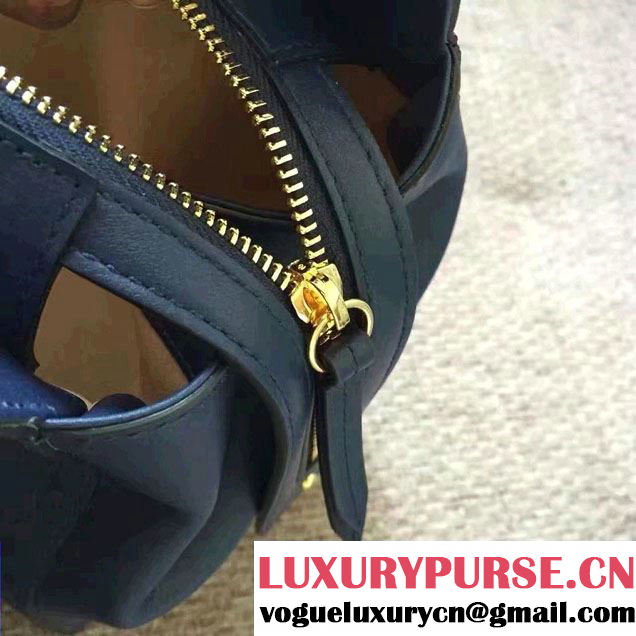 Gucci Soft Signature Shoulder Large Bag 453771 Blue 2017