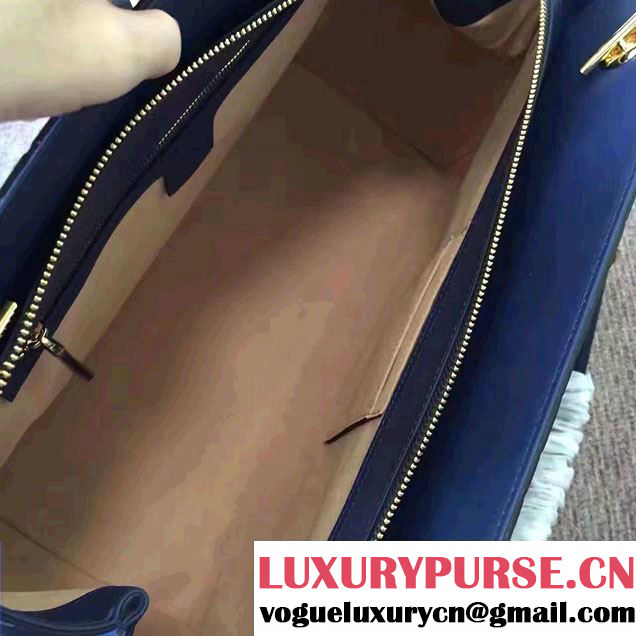 Gucci Soft Signature Shoulder Large Bag 453771 Blue 2017